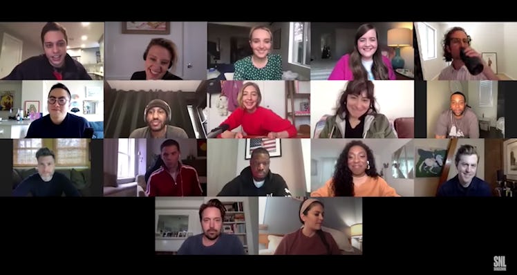 The ‘Saturday Night Live At Home' segment featured a skit about Zoom meetings.
