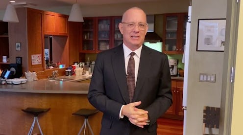 Tom Hanks made a surprise cameo as the SNL at home host.