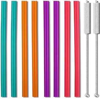 Zmaxqii Extra-Wide Straws (8-Pack)