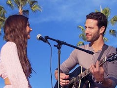 Trevor Holmes sings to Jamie Gabrielle on ABC's "The Bachelor Presents: Listen To Your Heart"