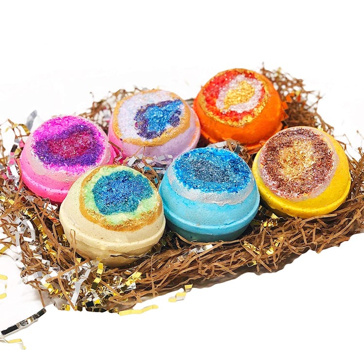 The Island Bath & Body Geode Crystal Bath Bombs (Set of 6)