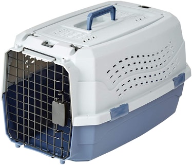 AmazonBasics Two-Door Top-Load Hard-Sided Pet Carrier