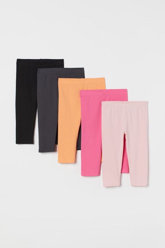 5-Pack Organic Cotton Leggins