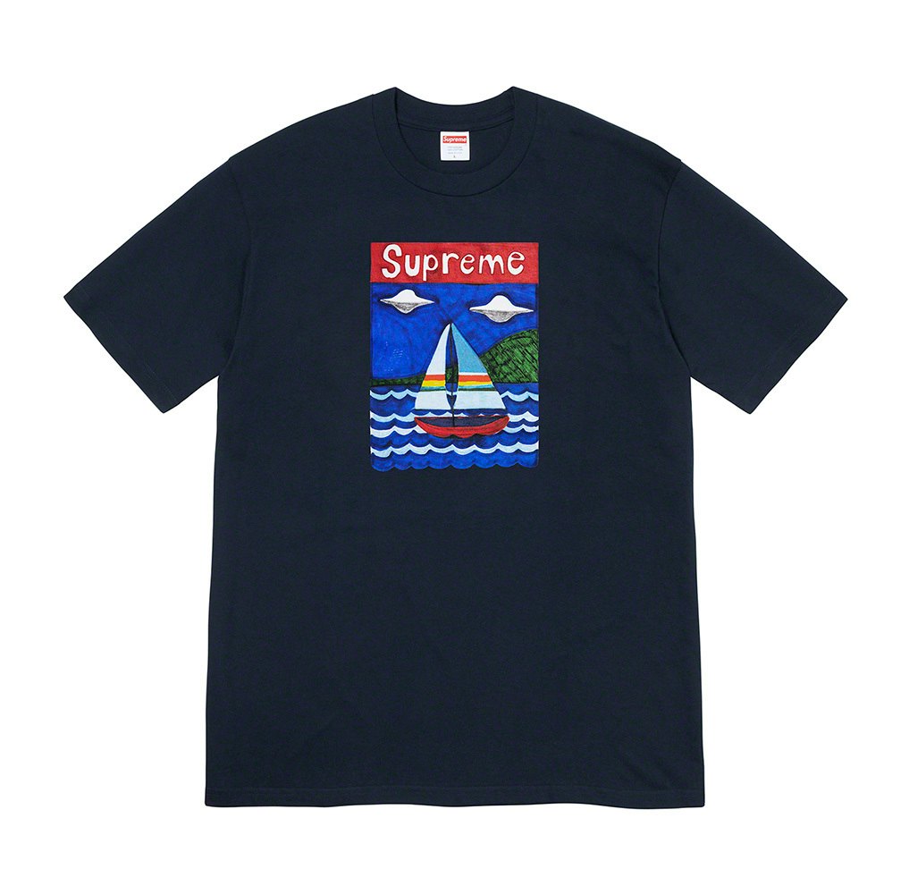 Supreme Everything Is Shit Tee Navy