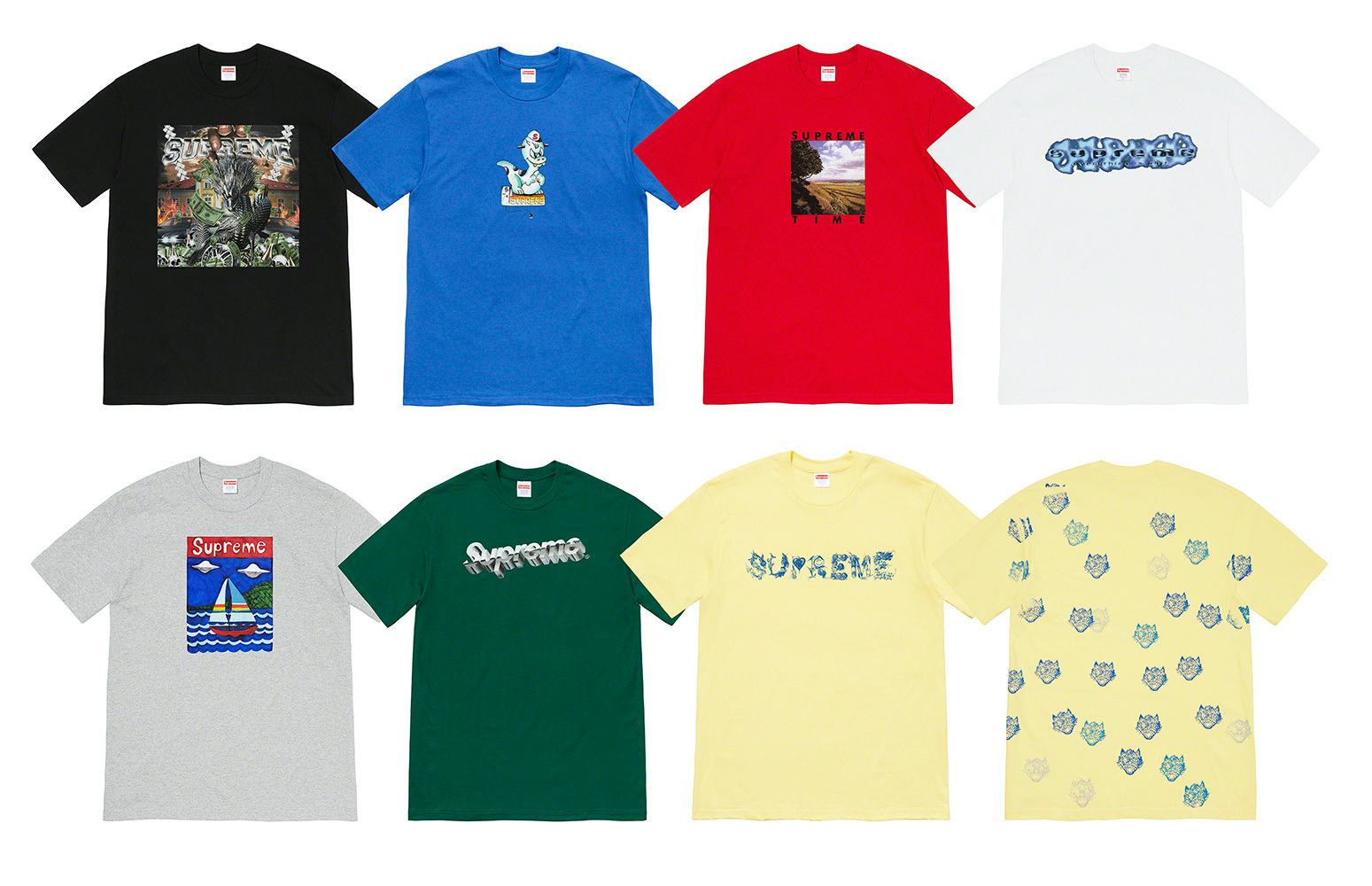 supreme block tee