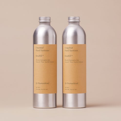 Eco-conscious brand by Humankind is now selling alcohol-based hand sanitizer in a grapefruit scent a...