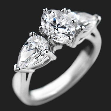 Jessica Three Stone Engagement Ring