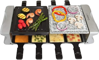 CucinaPro 8-Person Dual Raclette Table Grill