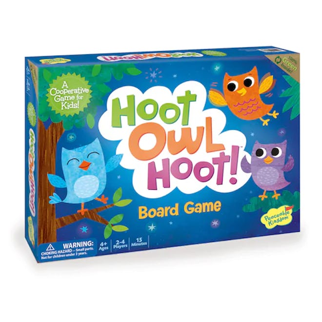 Hoot Owl Hoot Board Game by Peaceable Kingdom