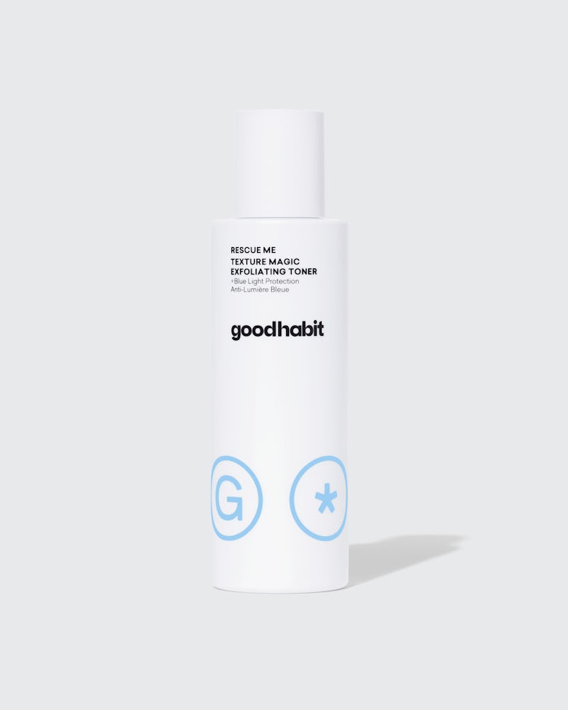 New beauty brand Goodhabit tackles blue light exposure on skin with the rescue me texture magic exfo...