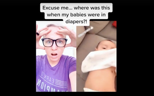 A mom shared the most genius diaper-changing hack on Facebook recently.