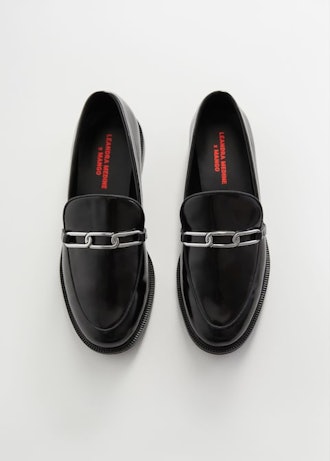 Patent Leather Link Loafers