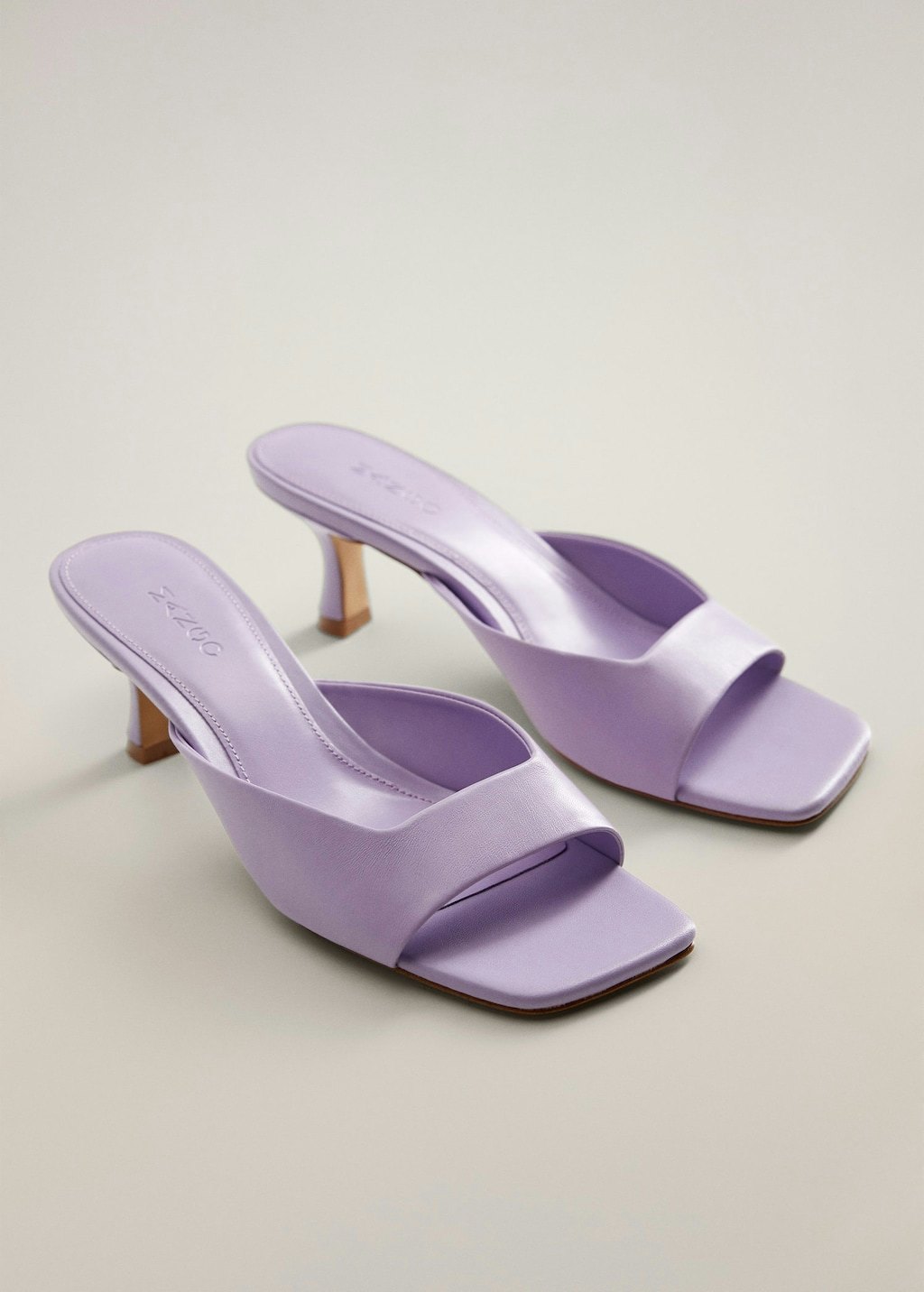 mango silver heels