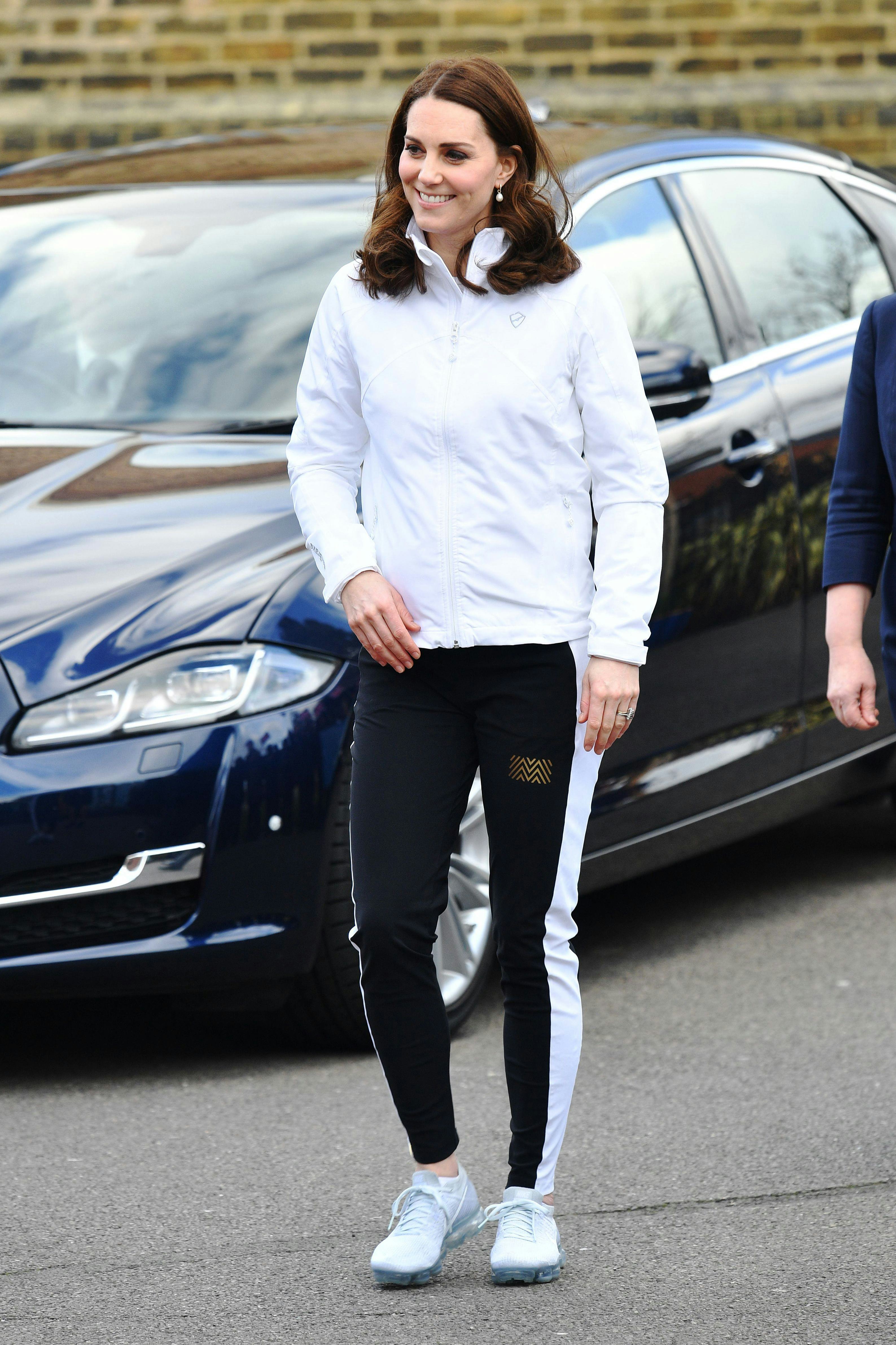 How To Wear Trainers Like Kate Middleton, From Sporty To Smart Looks