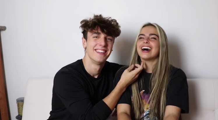 Addison Rae and Bryce Hall