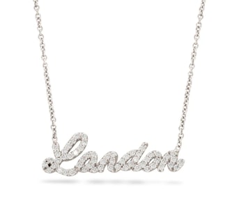 Diamond Name Necklace