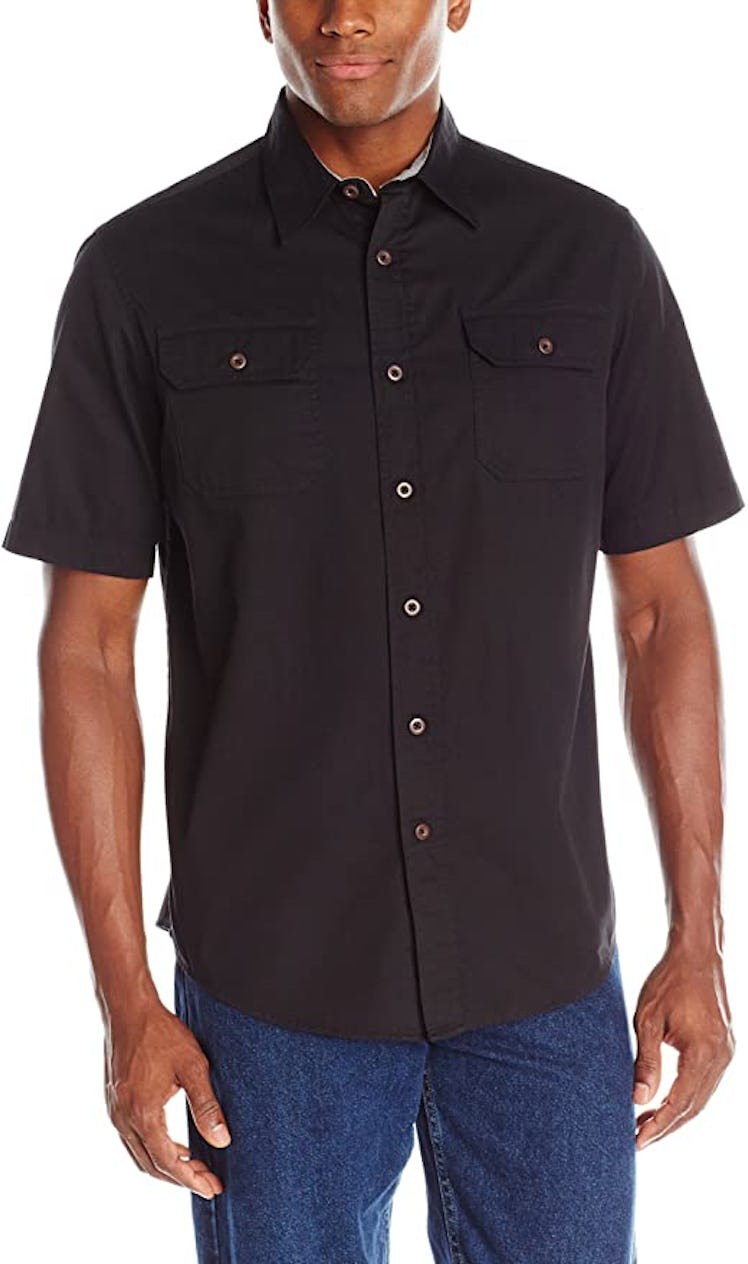 Wrangler Authentics Men's Short Sleeve Classic Woven Shirt