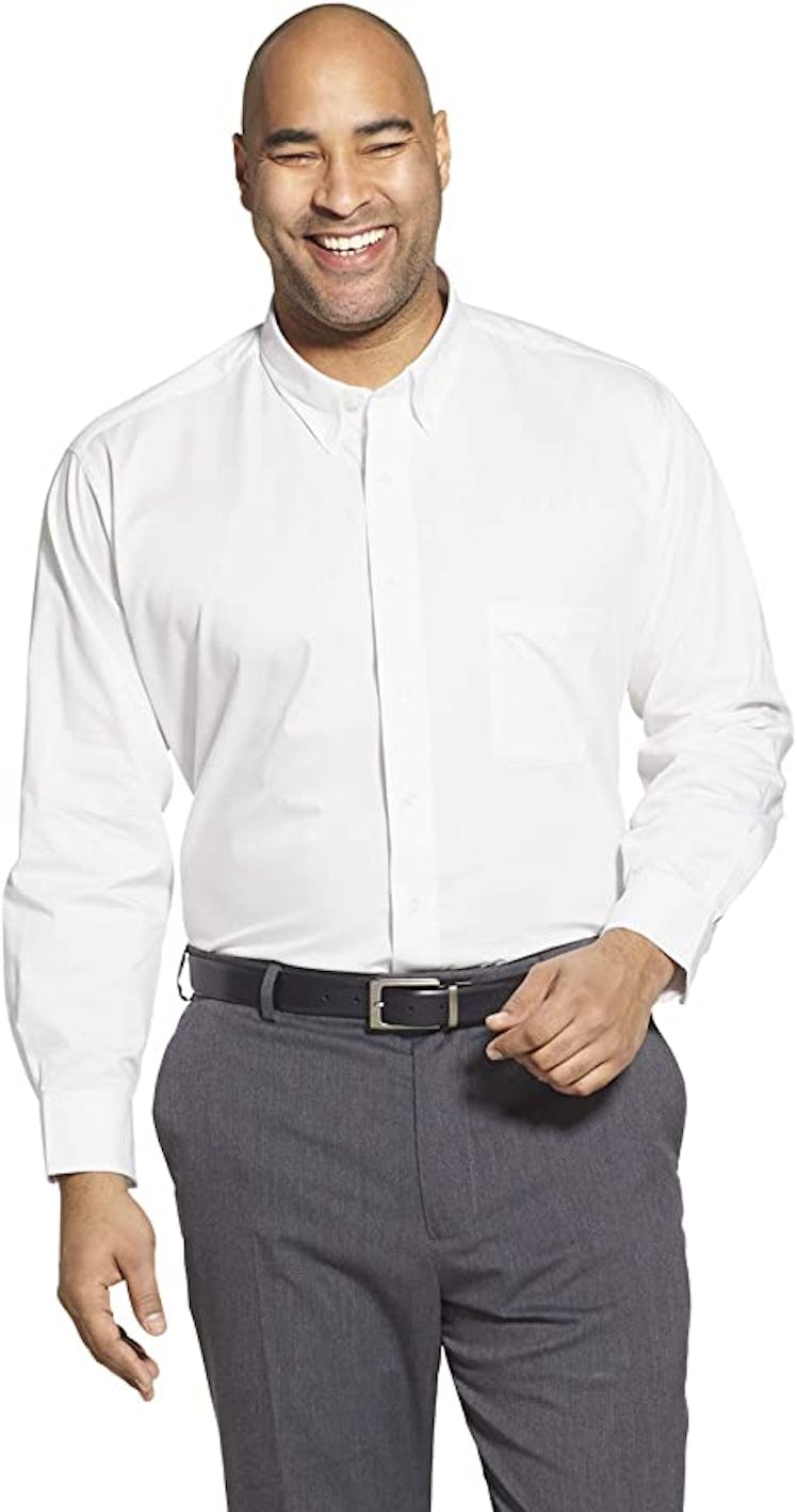 Izod Men's Big And Tall Dress Shirt