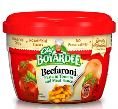 Chef Boyardee Beefaroni Cup 7.5 oz