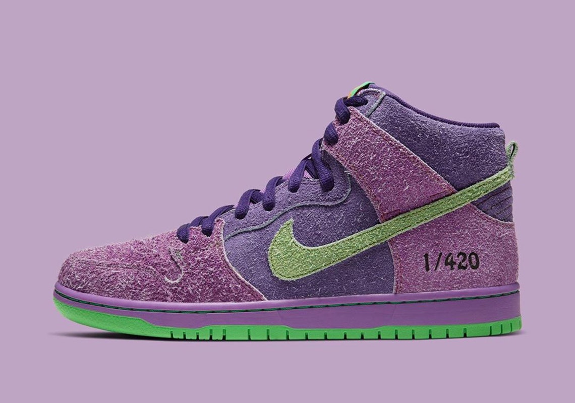 Nike Sb Packs A Purple Haze 420 Dunk High And Of Course It S