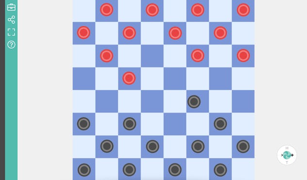 Online Checkers Board