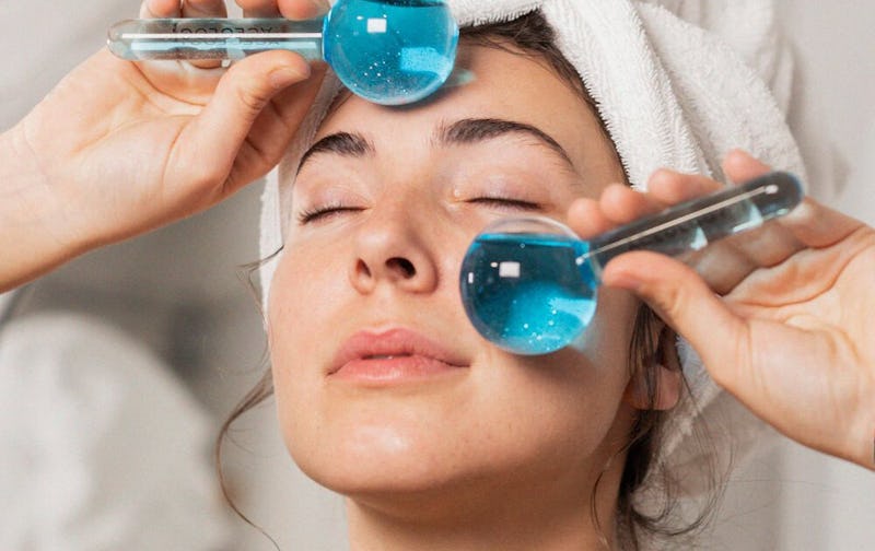 7 Facial Benefits Of Ice Globes A Celebrity Approved Spa Inspired Beauty Tool Download this world globe people faces community and communication pattern vector illustration now. 7 facial benefits of ice globes a