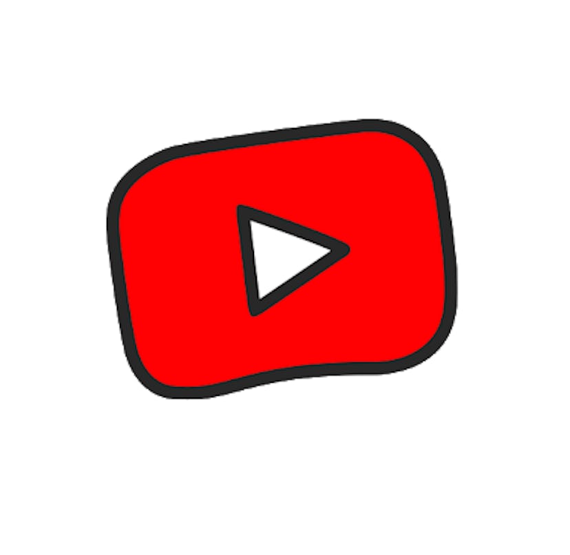 YouTube kids logo - red square with play button icon in the middle