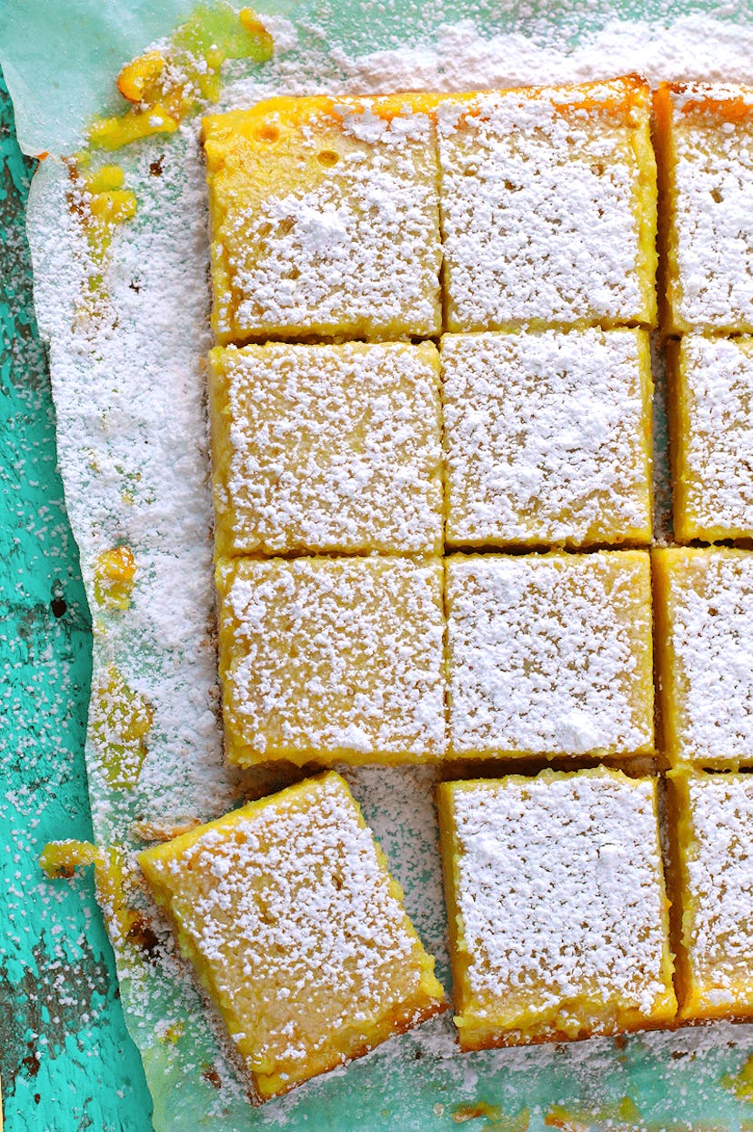 These lemon bars are a great thing to bake when you don't have milk