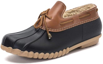 These duck shoes are a great waterproof option for cold weather.