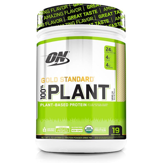 Optimum Nutrition GOLD STANDARD 100% Organic Plant Based Protein Powder (19 Servings)