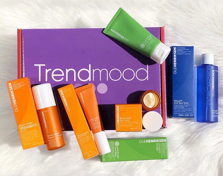 The monthly Trendmood Box comes packed with beauty's best brands, from OLEHENRIKSEN to Farsali, Skin...