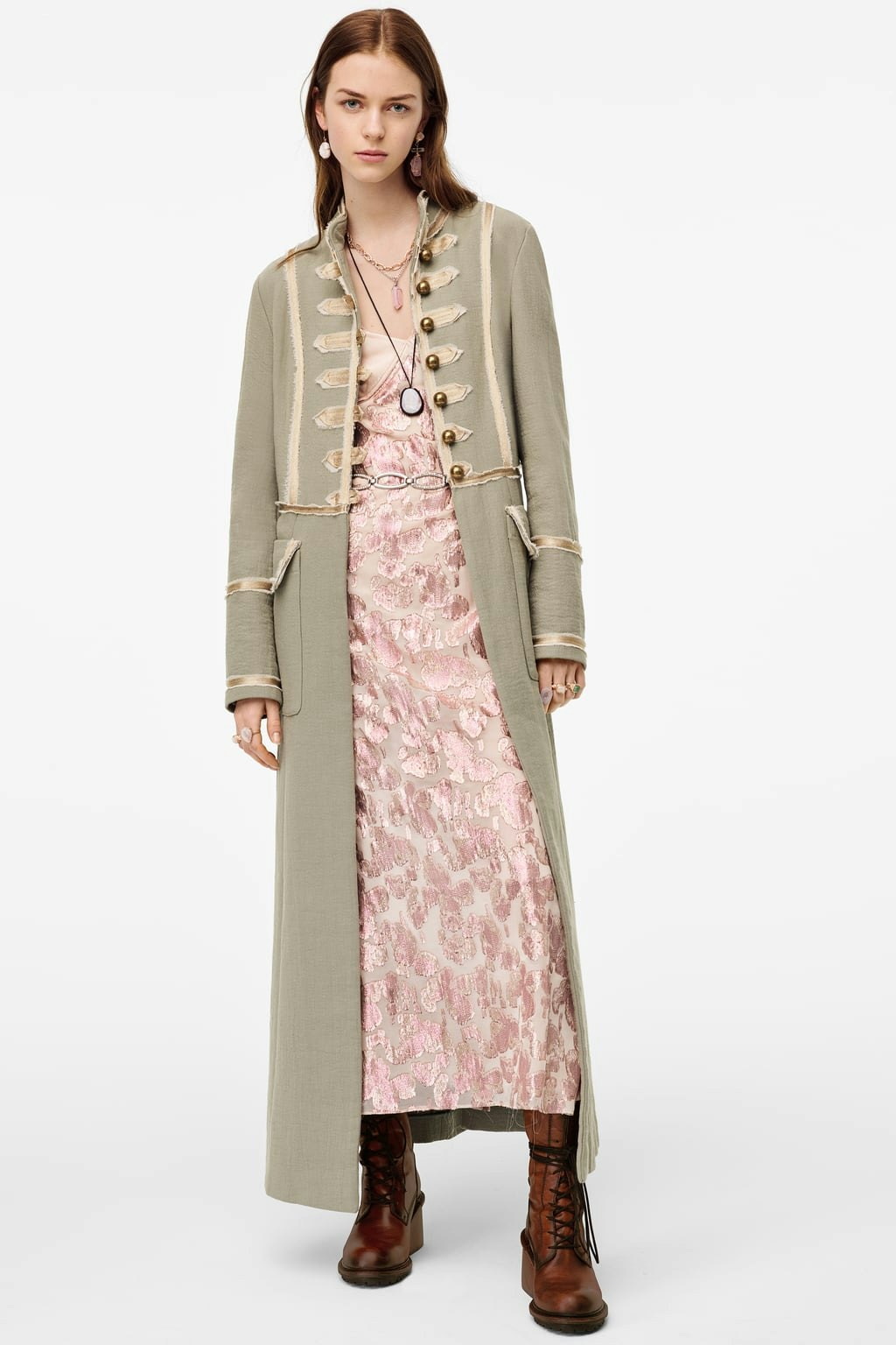 special edition jacquard coat zara