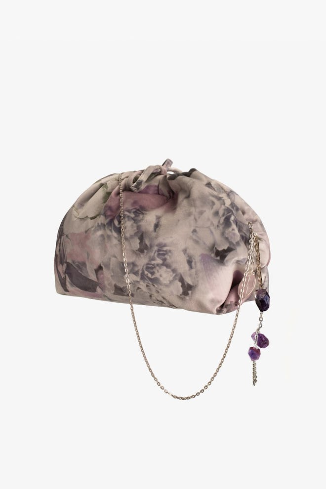 FLORAL PRINT CROSSBODY POUCH