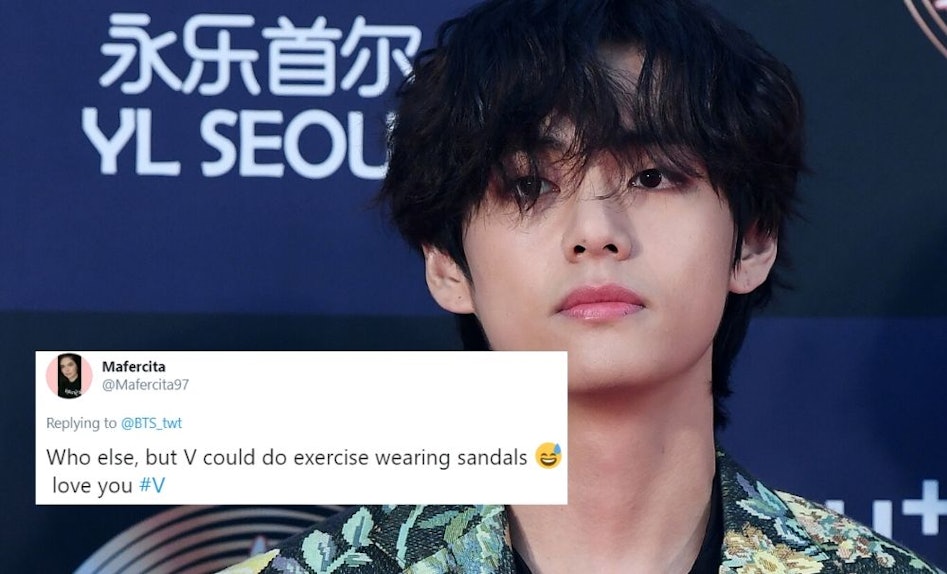 This Video Of Bts V Working Out In Sandals Perfectly Captures His