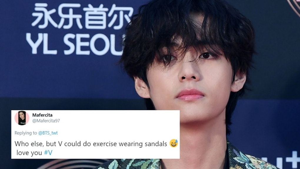 This Video Of Bts V Working Out In Sandals Perfectly Captures His