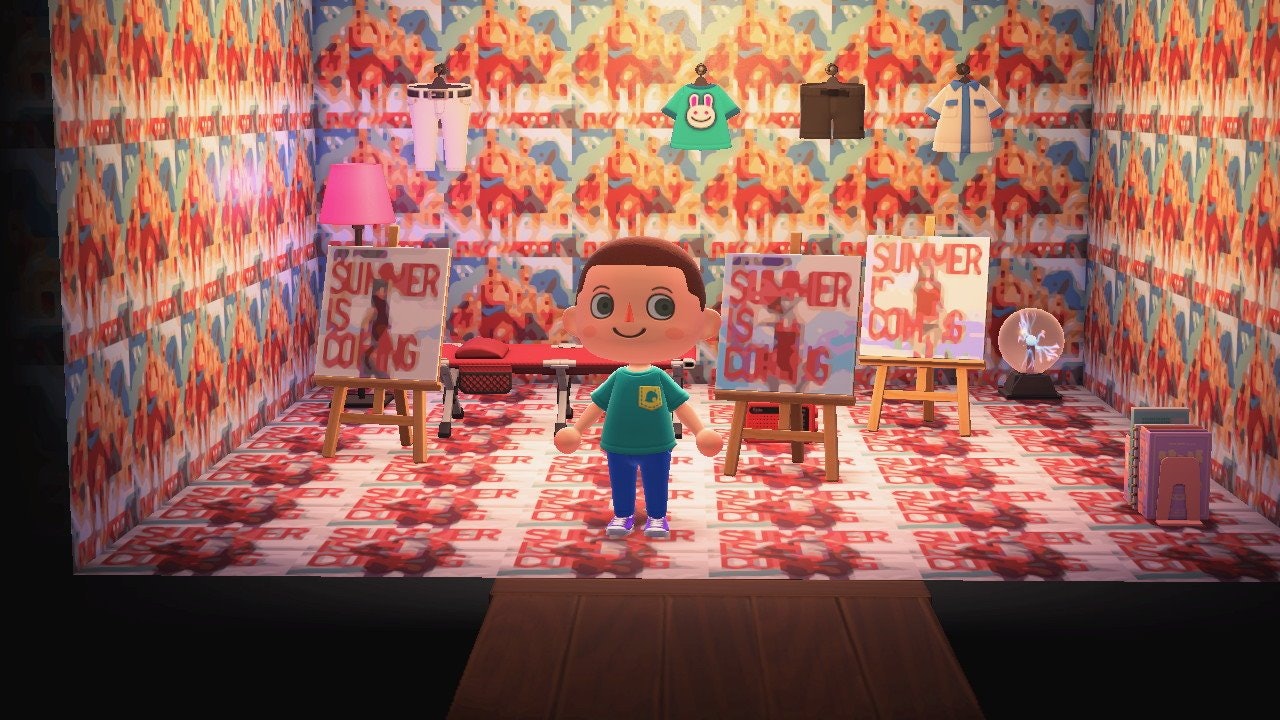 Animal Crossing New Horizons designs 20 QR codes for wallpaper and art