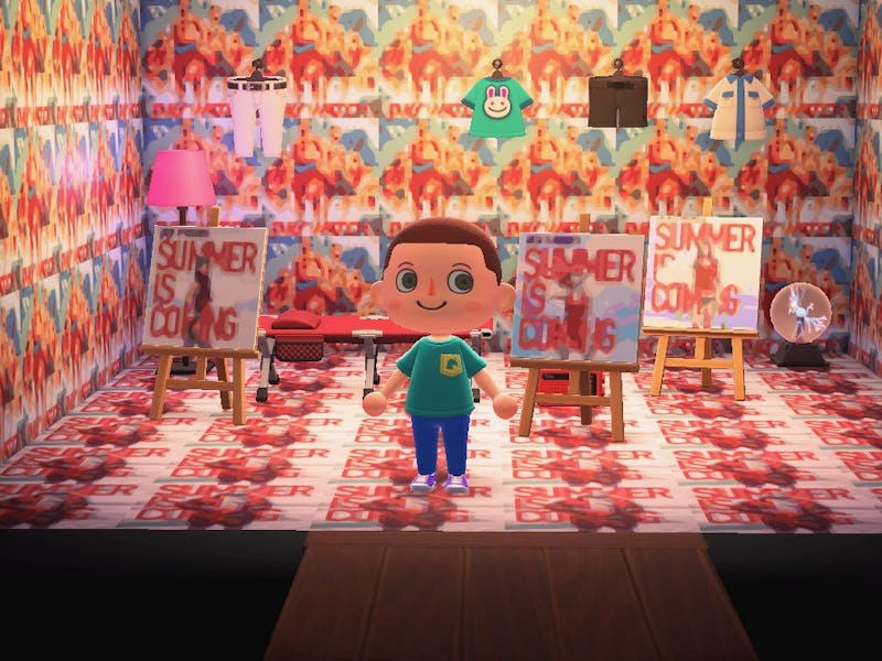 A screenshot of a customized character from the game "Animal Crossing: New Horizons"