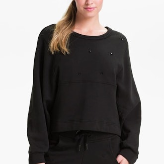 black studded sweatshirt