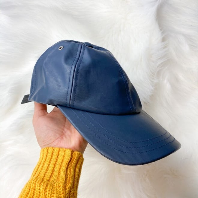 Rue Madame Paris Faux Leather Baseball Cap Hat 