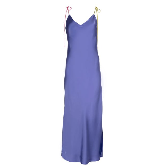 Violette Tie Strap Silk Dress