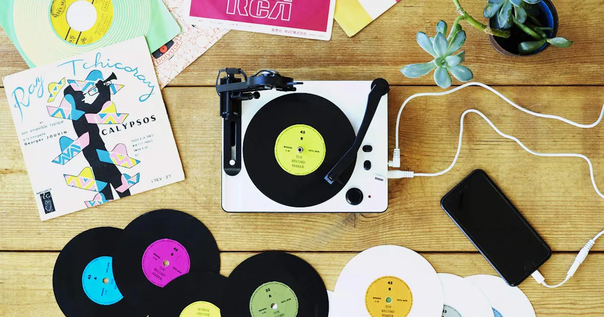 Make your own mini vinyl with this $80 record cutter
