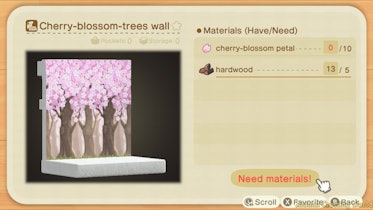 Animal Crossing New Horizons: How to get Cherry Blossom Petals (& What They  Do)