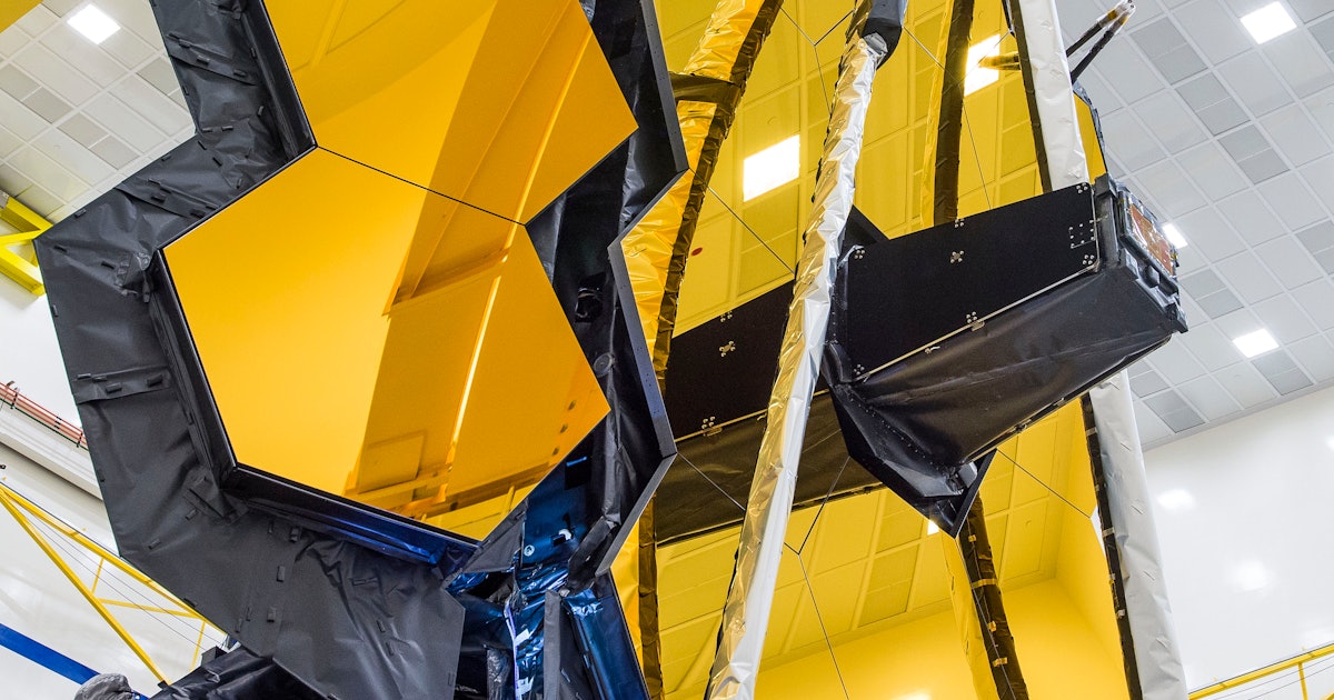 Watch as NASA's James Webb Telescope deploys its massive, honeycomb