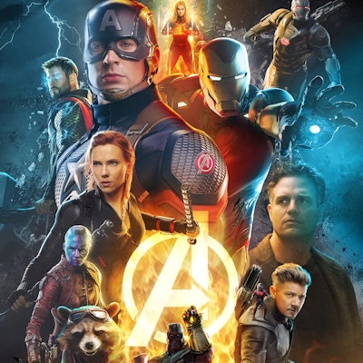 An unused Avengers: Endgame poster design