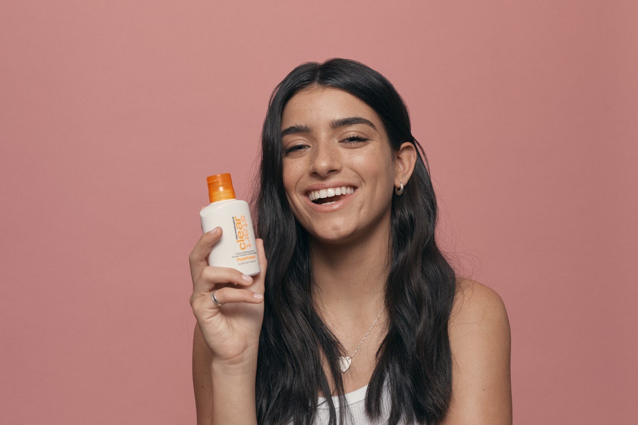 Dixie D'Amelio of TikTok fame poses in her first campaign as a Dermalogica ambassador.