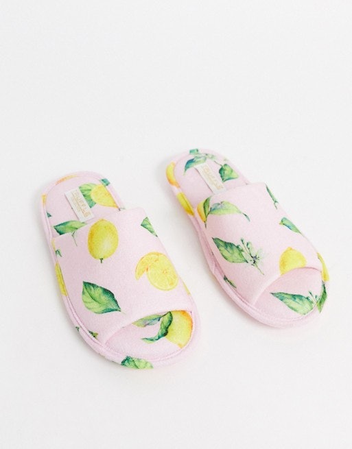 lemon cloud slippers