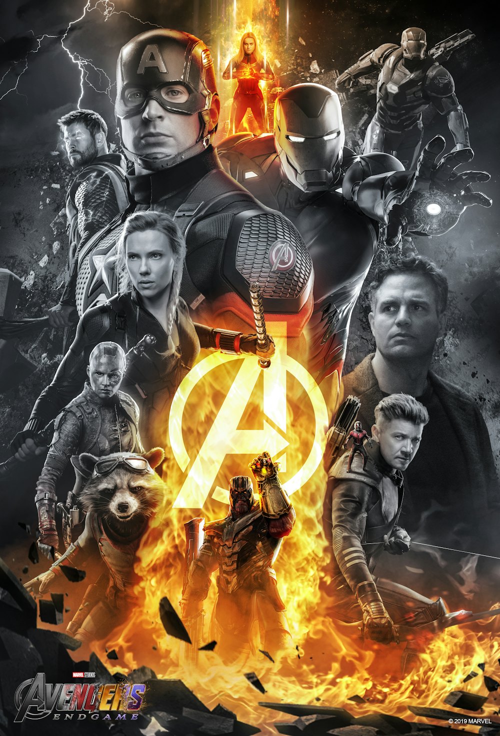 Avengers Endgame Marvel Artist Reveals A Haunting Unused Poster Design