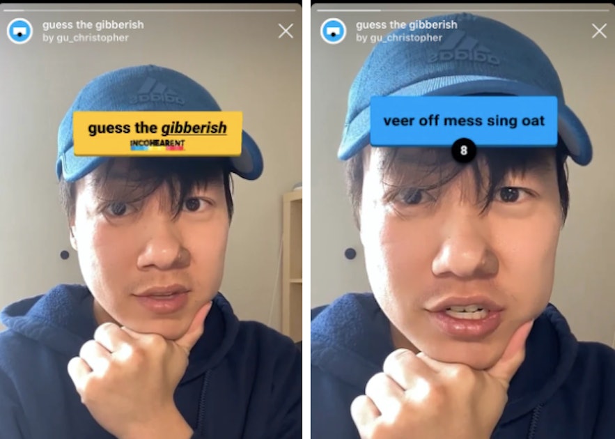 Here's How To Get Instagram's "Guess The Gibberish" Filter ...