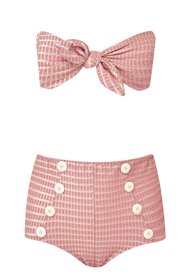 Poppy Pink Jacquard Bikini