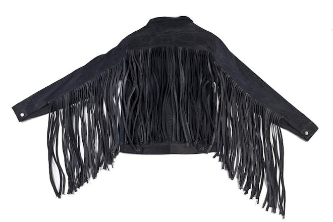 Black Fringe Jacket